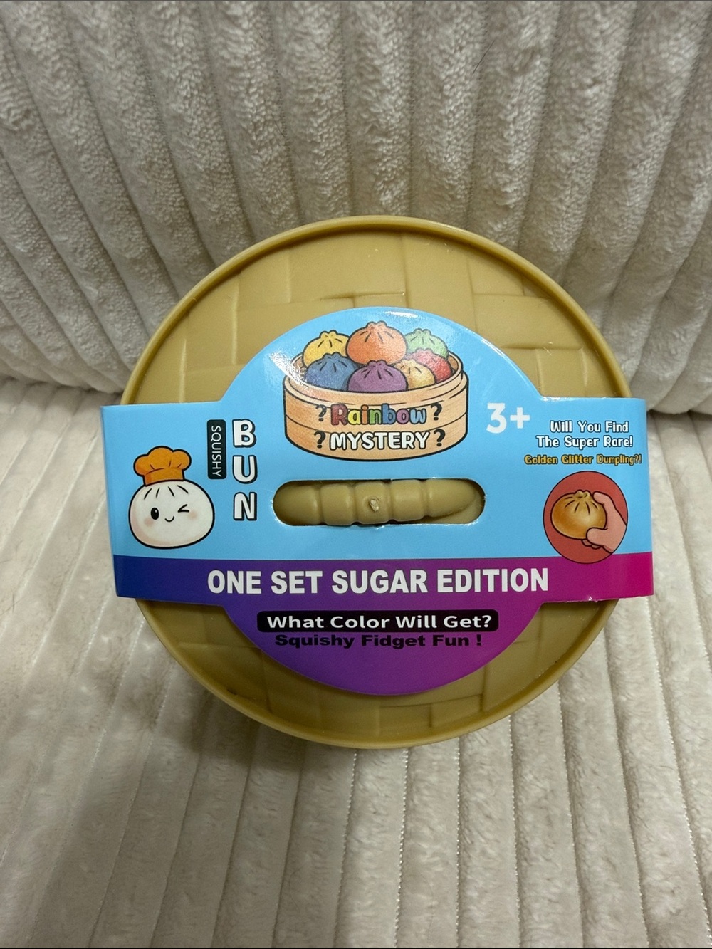 Squishy Bun Sugar Edition Blind Box. New. You might get the rare golden glitter!